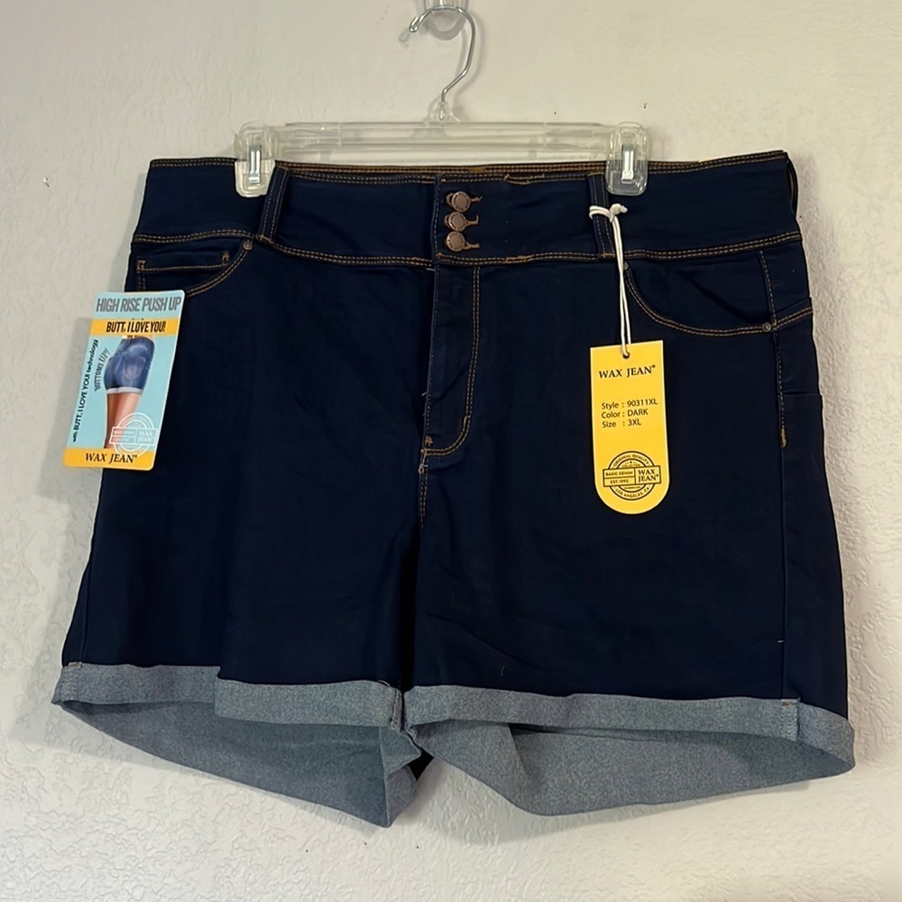 Wax Jean Shorts